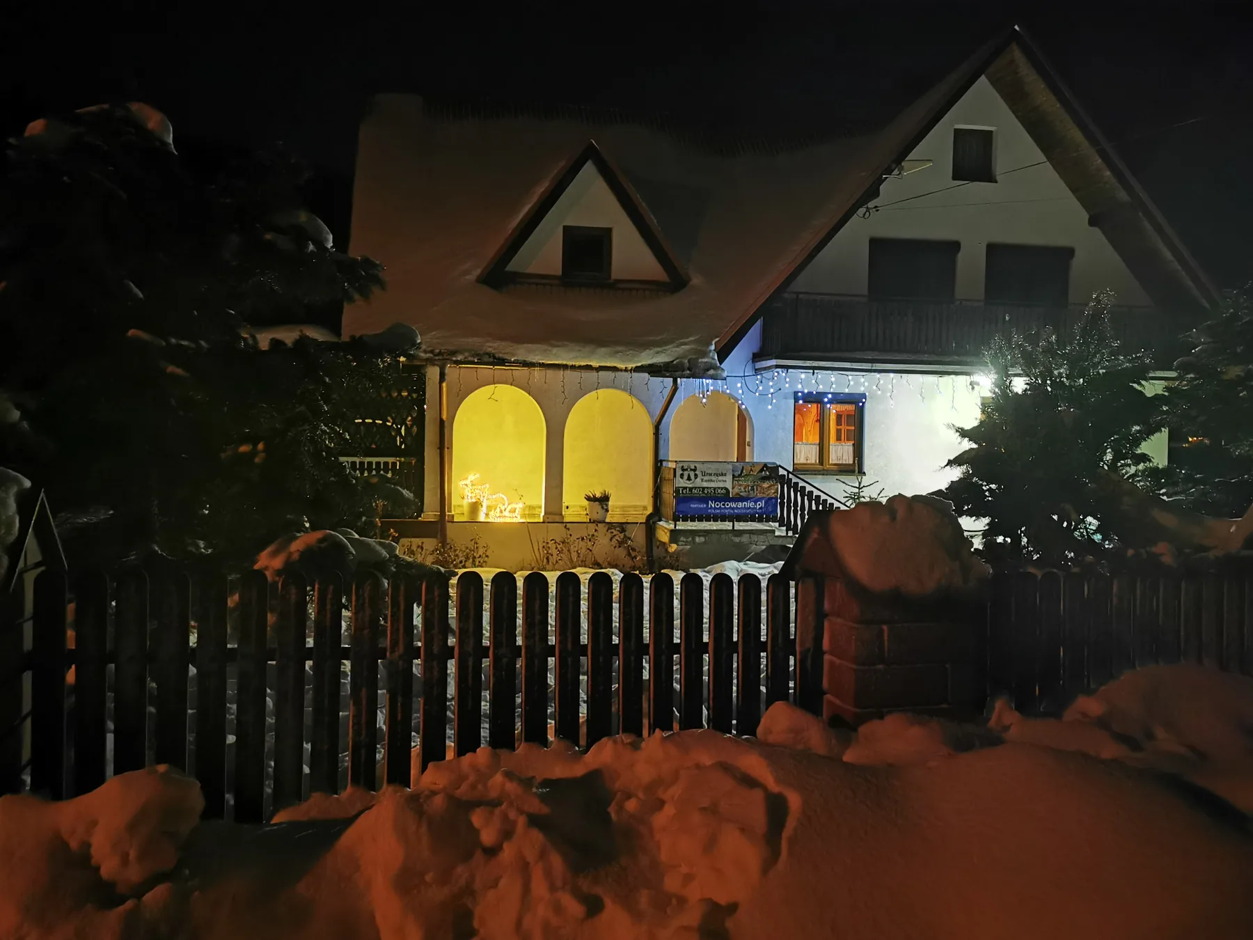 Dom zimą